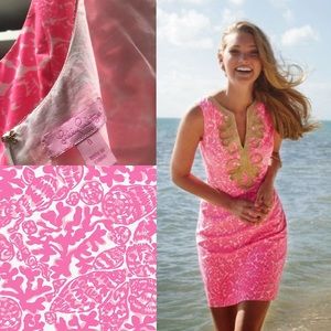 Lilly Pulitzer Janice Shift Pink Mini Party Favor